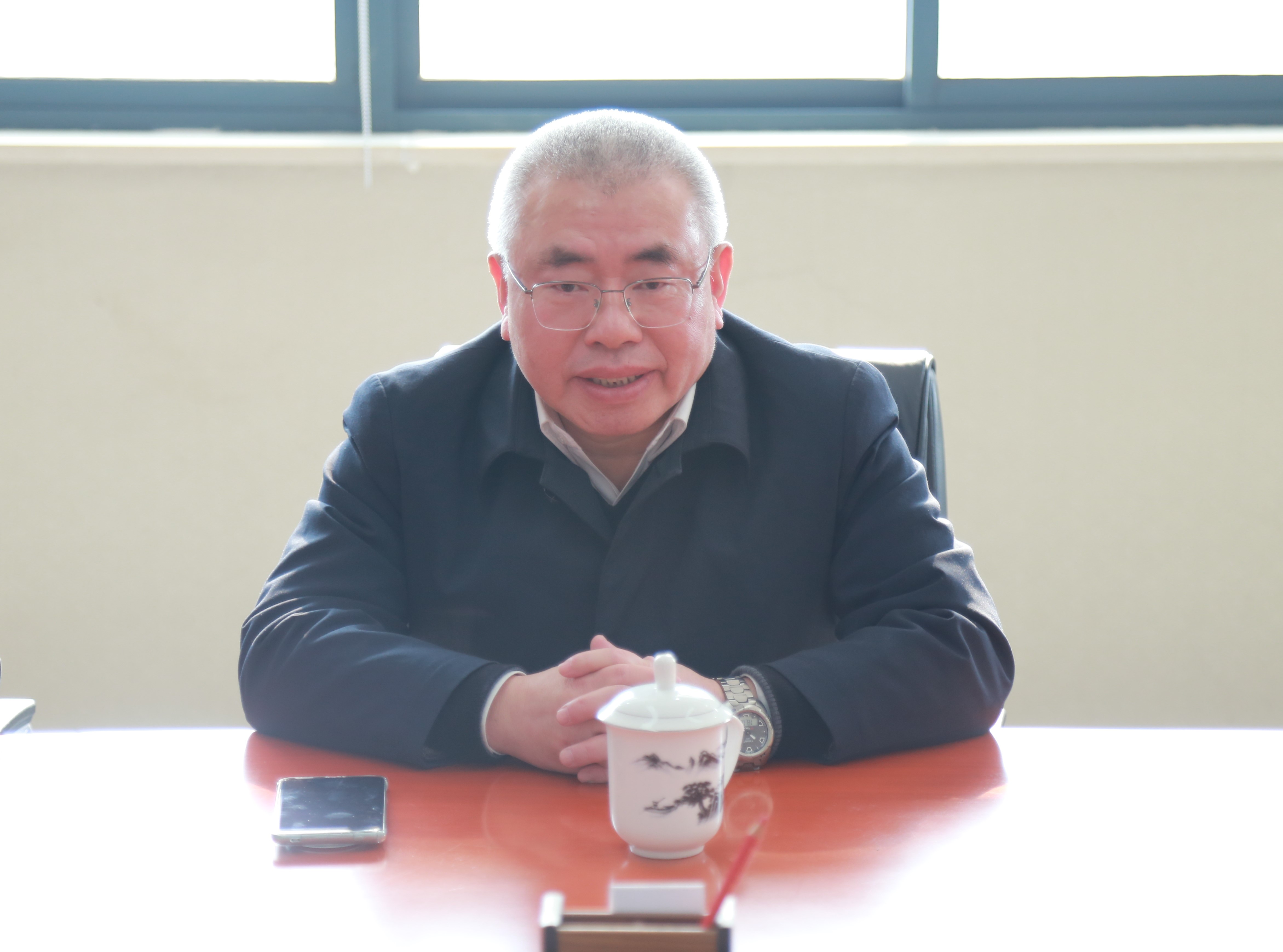 集團公司黨委書記、董事長、總經理楊安國作工作指導.JPG